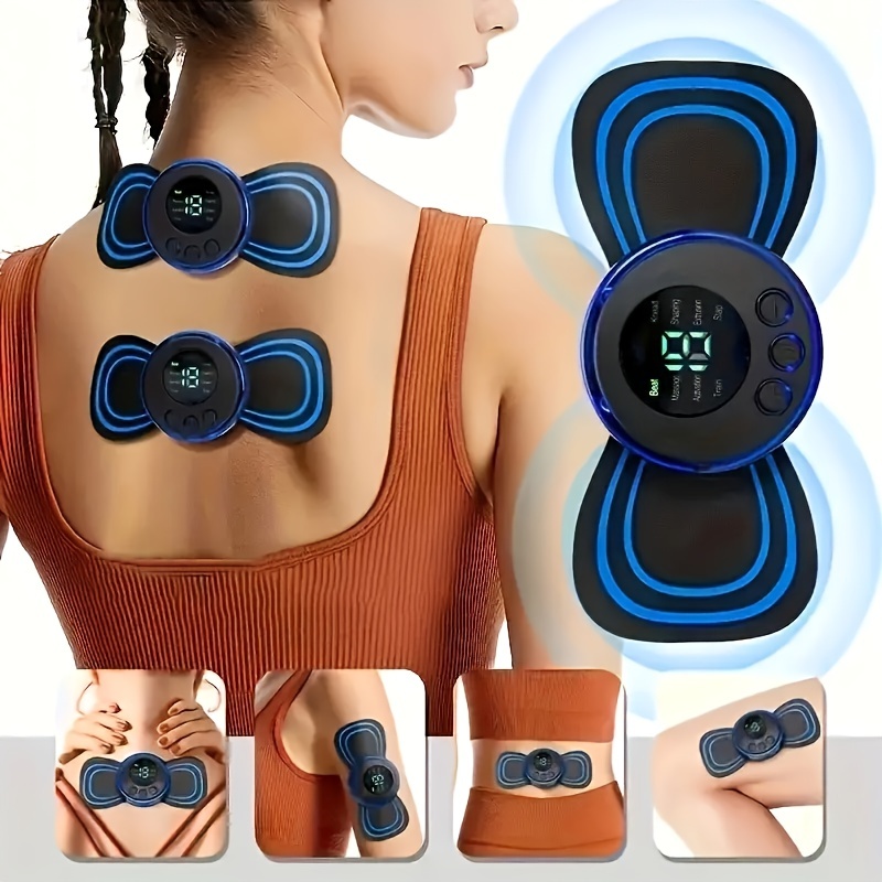 6 Heads Smart Electric Neck And Back Pulse Massager, Tens Wireless Heat  Massage Machine - Temu United Arab Emirates