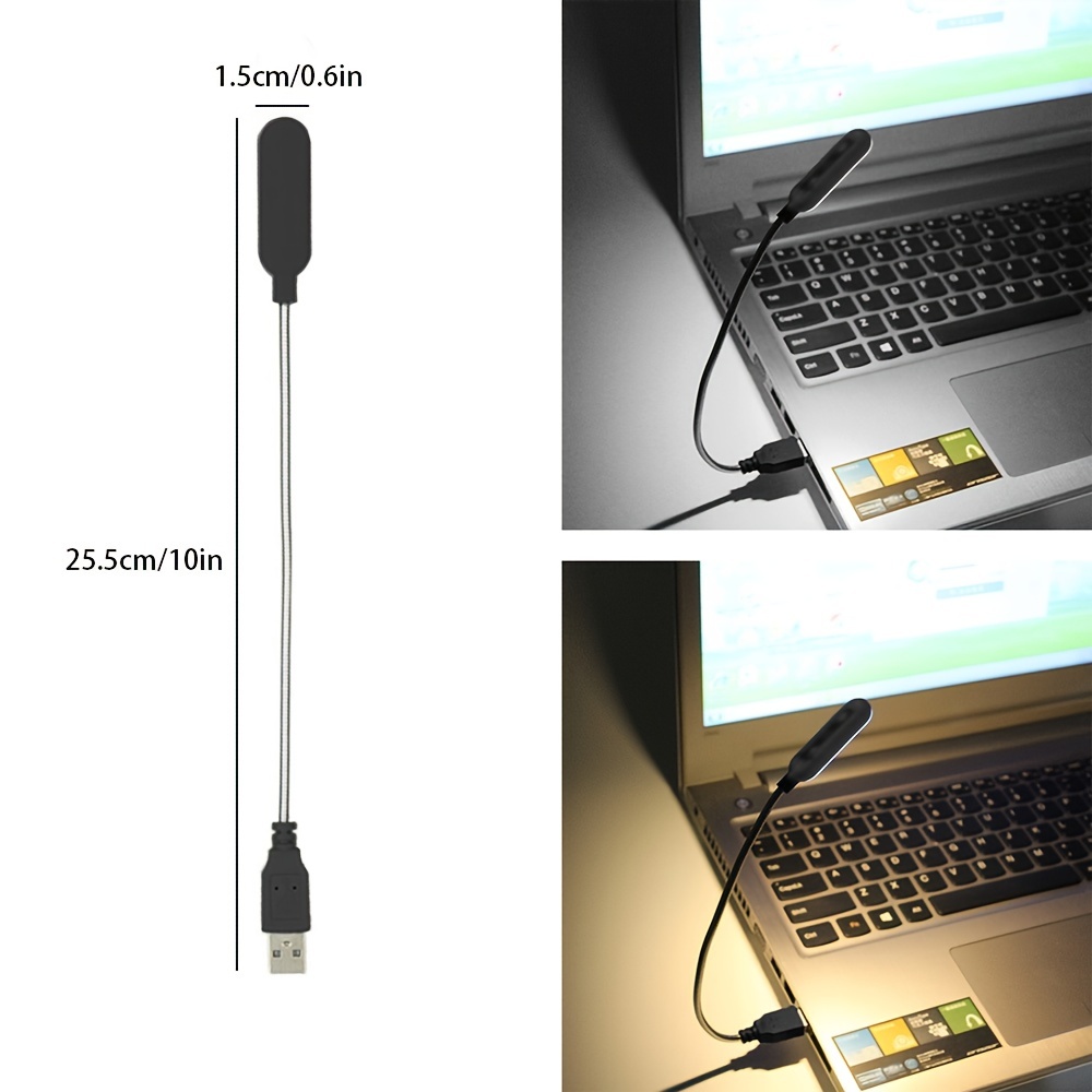 Guajave Flexible Del Touch USB Lumière Ultra Lumineux 14LEDS Portable Mini  Del USB Lampe pour PC Portable PC Ordinateur