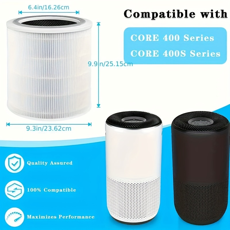 1pack Core 300 True Hepa H13 Replacement Filter Levoit Core 300 Core 300s  Core 300 Rf Core 300 Rac High Efficiency 3 In 1 Activated Carbon Filter  Additional Brush, Shop Latest Trends