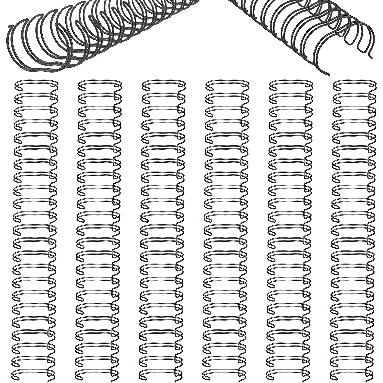 White 3:1 Double-Loop Wire Binding Combs