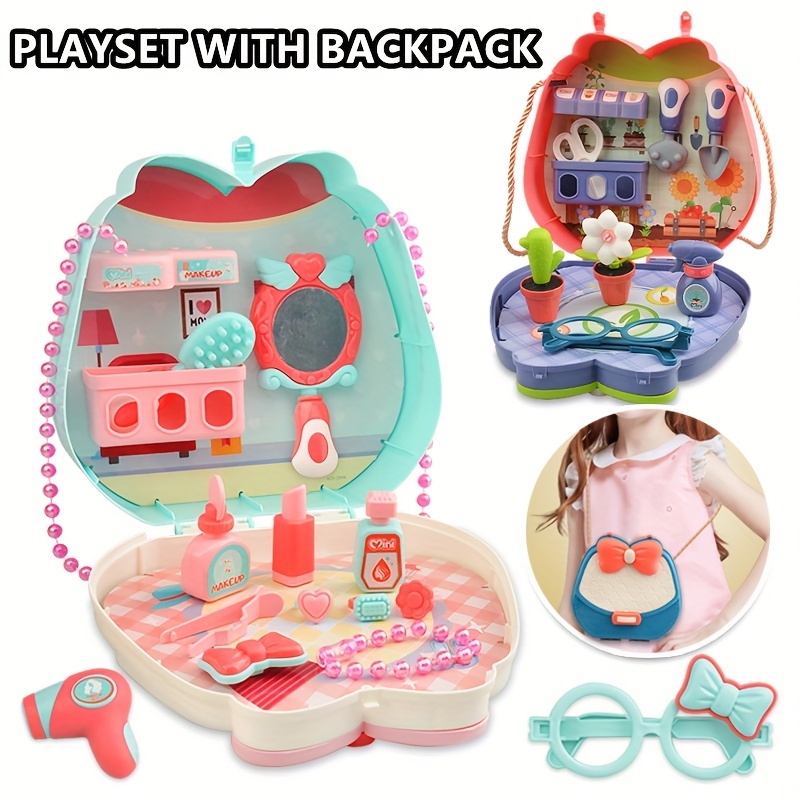 Playset With Backpack Play Toys Cosplay Toys