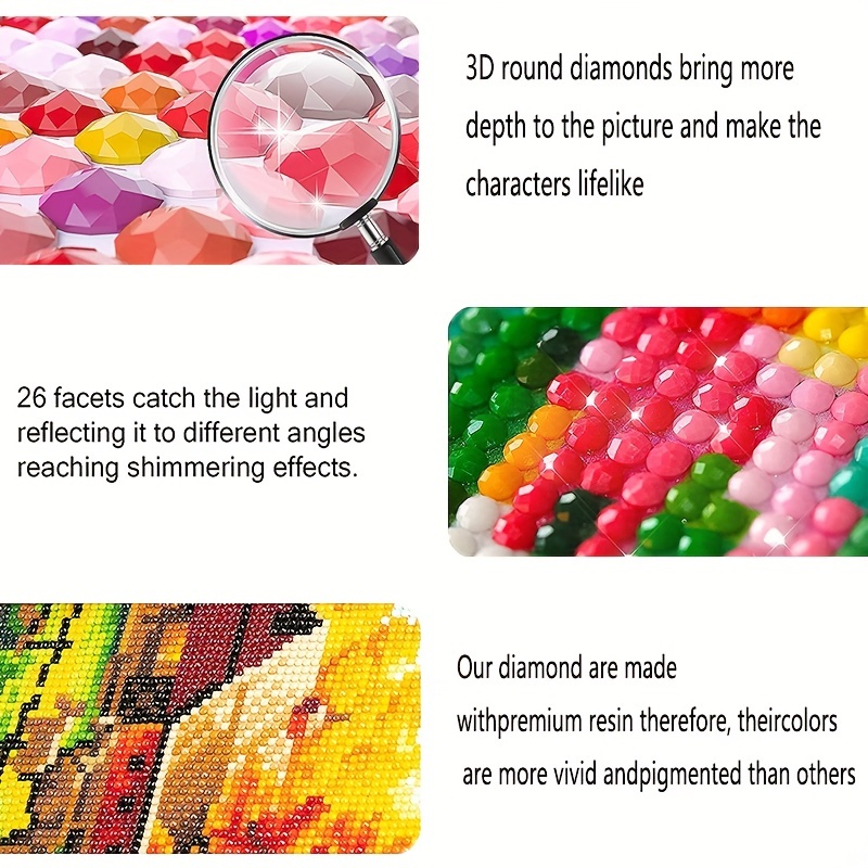 DIY Dot Diamond Painting Kit For Adults , 5D Diamond Painting Art Set Hero  Link Diamond Painting Kit Full Round Diamond Diy, Puzzle Leisure Decompre