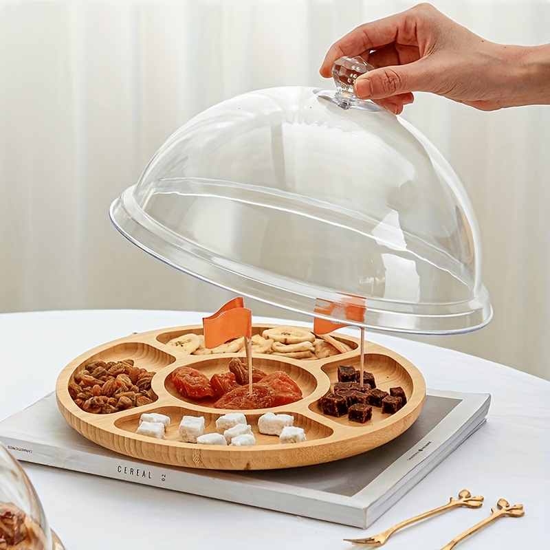 Cook Concept KA4327 Plateau à Fromage Avec Cloche Bois Bambou et Plastique  Beige et Transparent H7,8 x 18,5 x 24 cm : : Cuisine et Maison