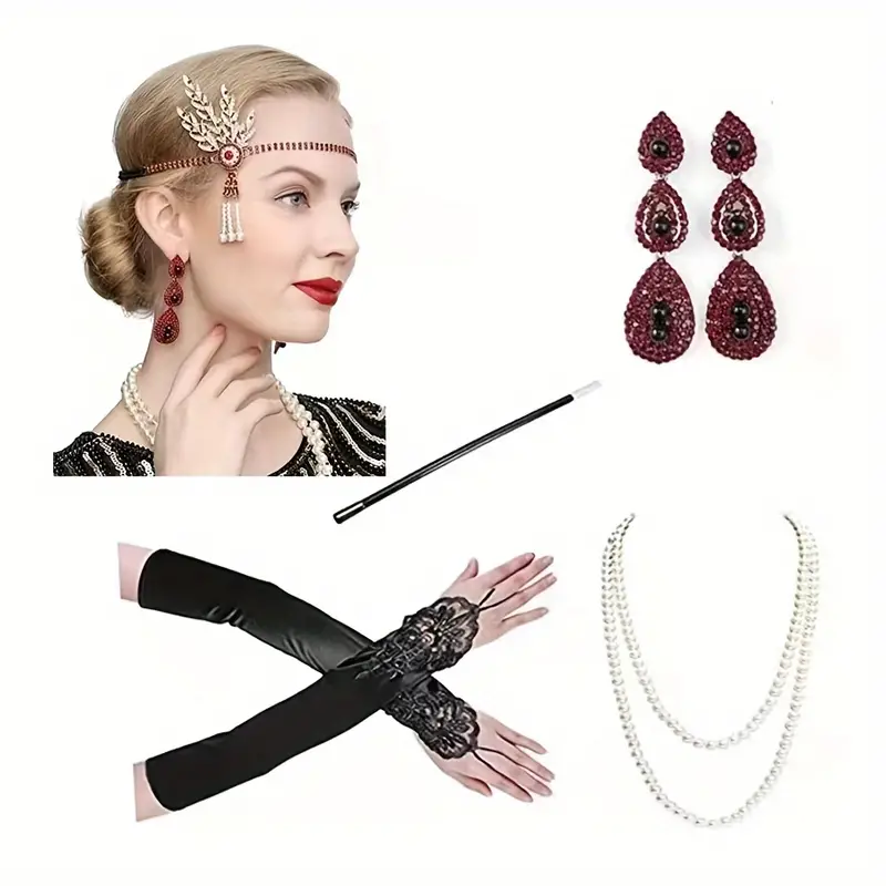 1920s Style Vintage Accessory Set Great