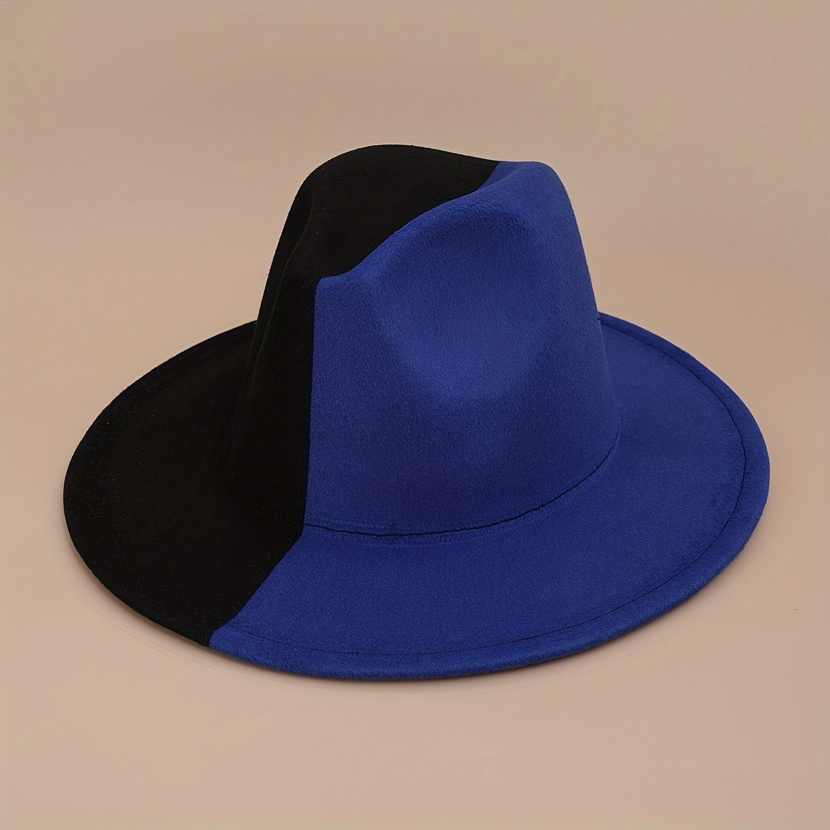 Yin Yang Block Woolen Felt Hat for Men & Women