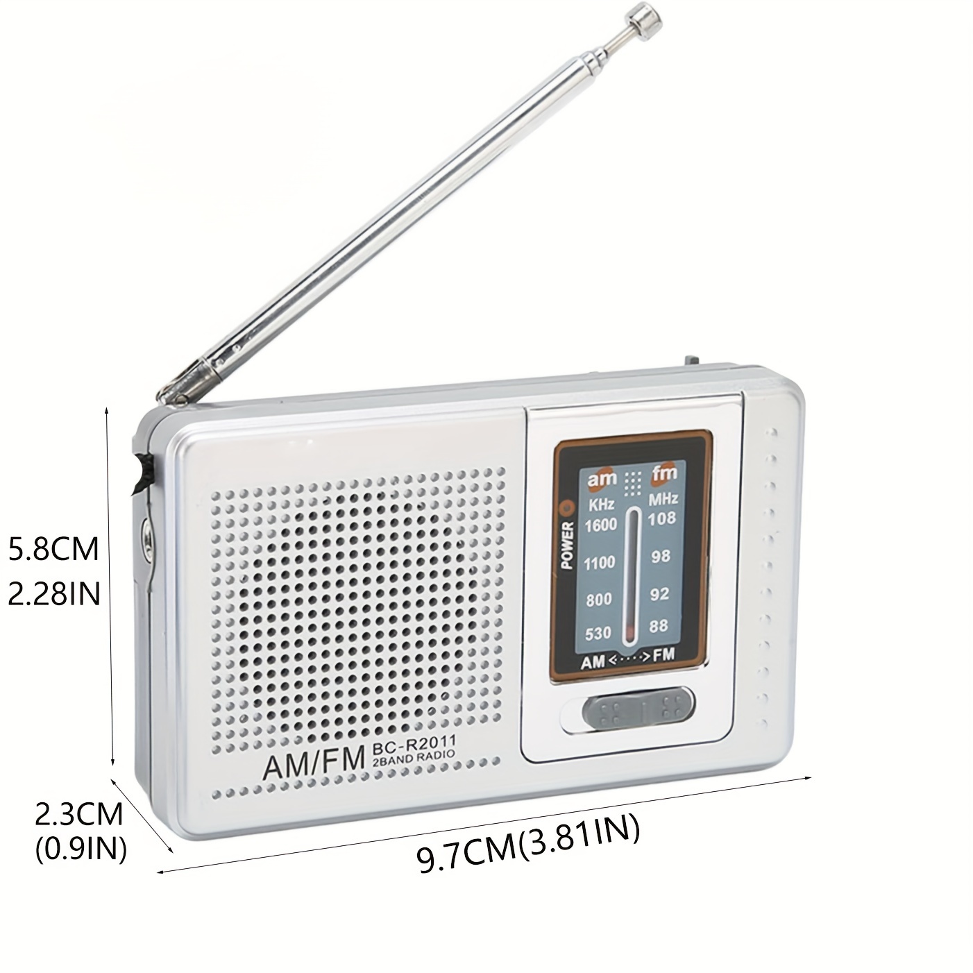 Portable Am Fm Radio Compact Handheld Transistor Radios - Temu