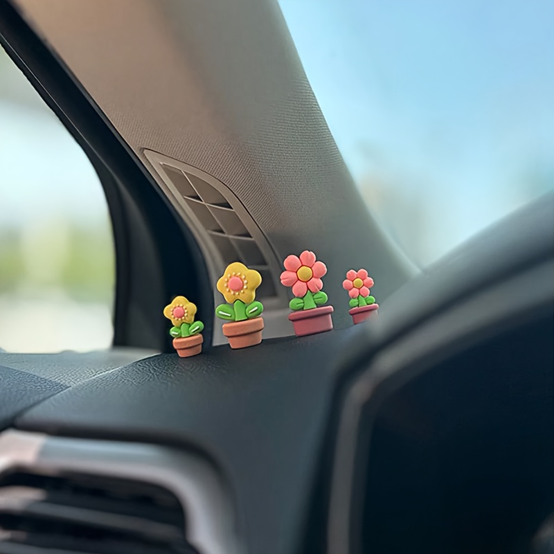 Car Dashboard Decoration Accessories Rabbit Enjoy Sunshine - Temu