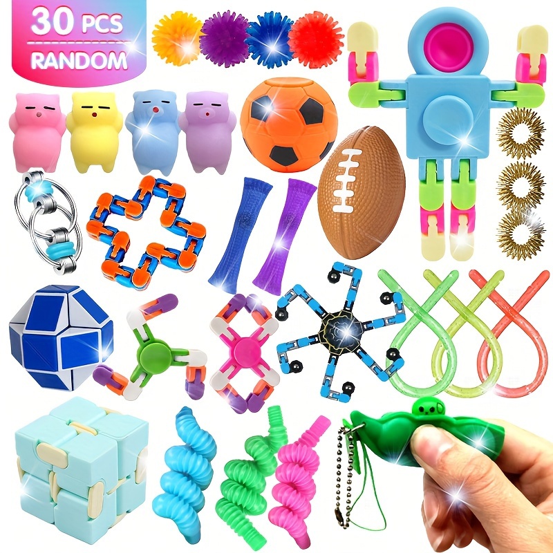 40 Pack Fidgets Toys Set-Stress Relief Anti Anxiety Tools for Kids  Adults-Sensory Toys Great Gifts for Classrooms Rewards Party 
