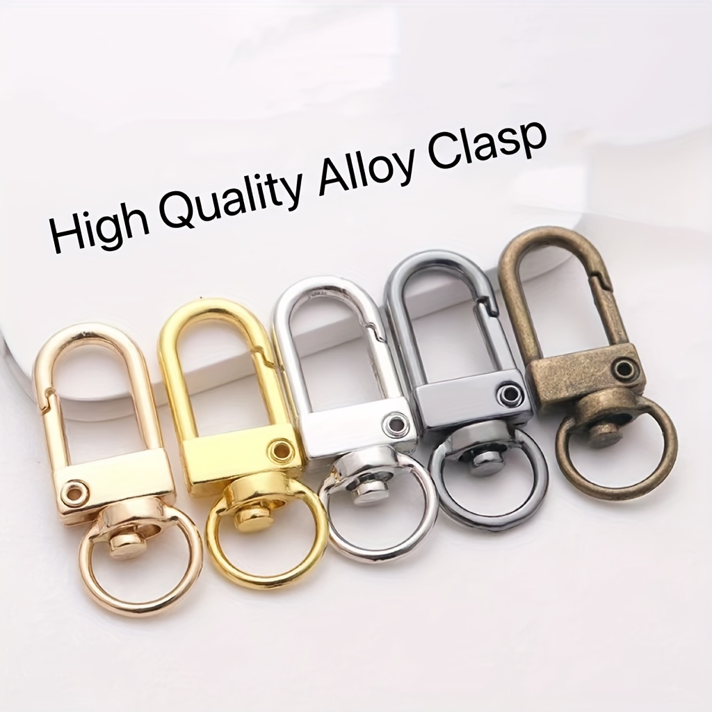 Metal Swivel Clasps Lanyard Snap Hook Key Ring Small Swivel - Temu