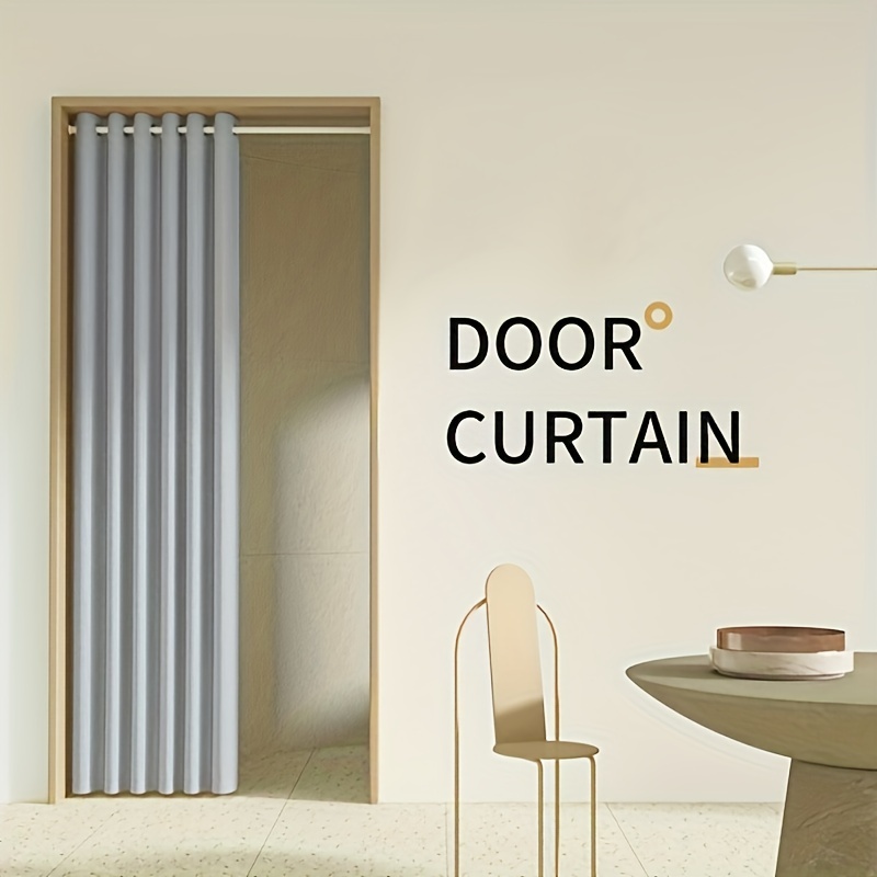 Winter Door Curtain Household Cold Resistant Non Perforated - Temu