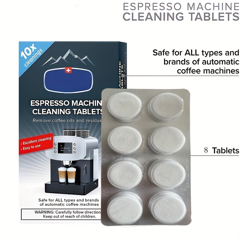 espresso machine descaler tablets to remove mineral build up descaling tablets intended for breville jura miele and other espresso makers descale espresso cleaning tablets