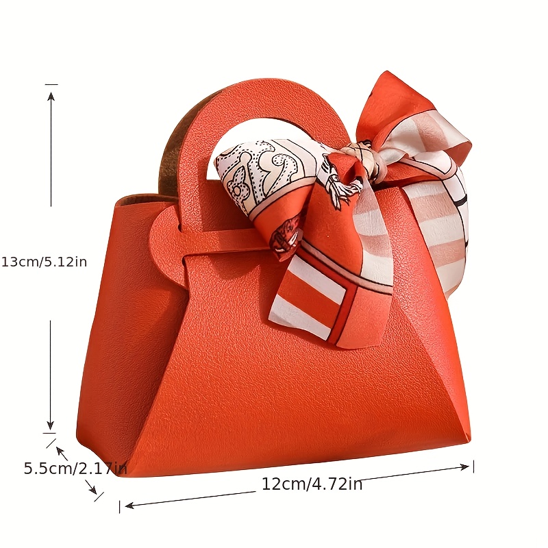 Leather Gift Bags Wedding Favour Bag For Guest Mini Handbag With