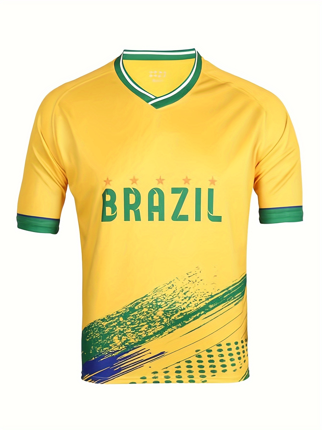 Go All Out Brasil Futebol Brazil Football Soccer Futbol Sweatshirt Crewneck  Mens/Youth 