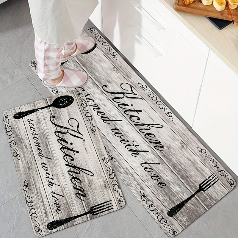 Home Sweet Home Dreams Oversized Non Slip Anti Fatigue Comfort Kitchen Floor Mats Vegetable Small