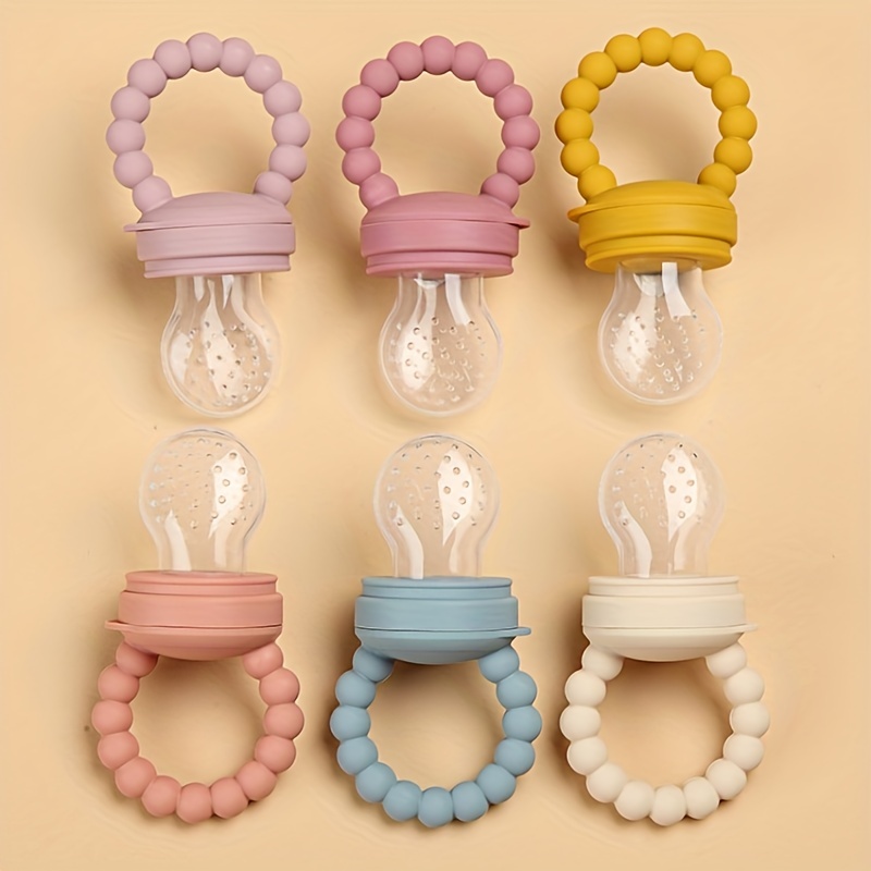 3pcs Children's Silicone Fruit & Vegetable Feeder