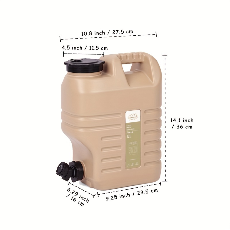 5-Gallon Emergency Water Storage Container
