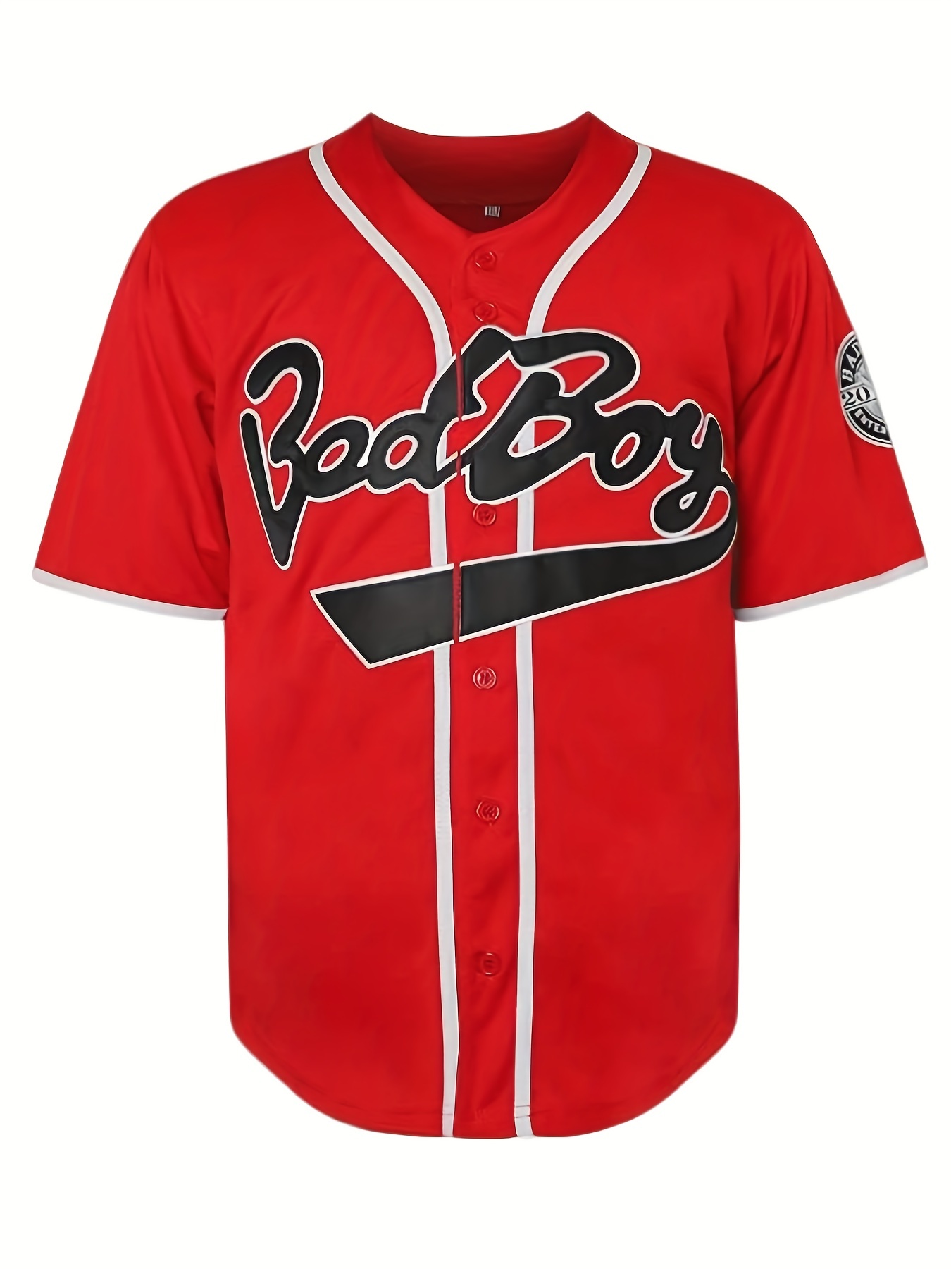 Camiseta de béisbol para hombre y mujer, camiseta de béisbol de hip hop,  camiseta de ciudad de béisbol con nombre, número S-4XL, Azul marino-rojob