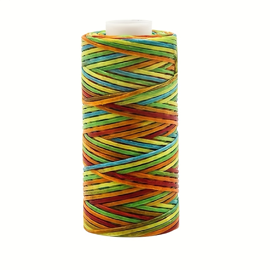 50 Meters Per Roll 150d Handmade Braided Diy Leather Wax - Temu