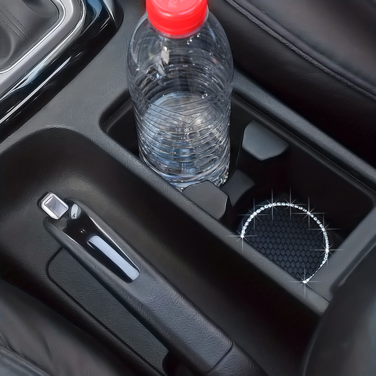 Car Coasters PVC Cup Holder Insert Coaster Water Cup Coaster