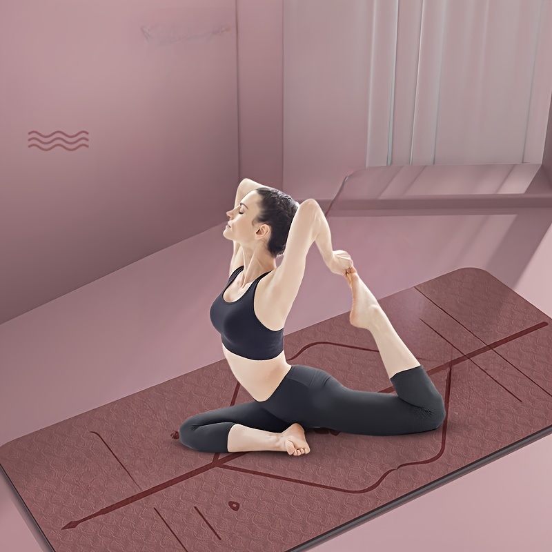 Widen Thicken Non slip Yoga Mat Shock Absorption Mute Dance - Temu