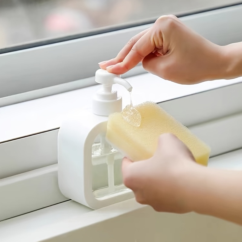 Portable Clear Pump Bottles Dispenser for Shampoo Lotion
