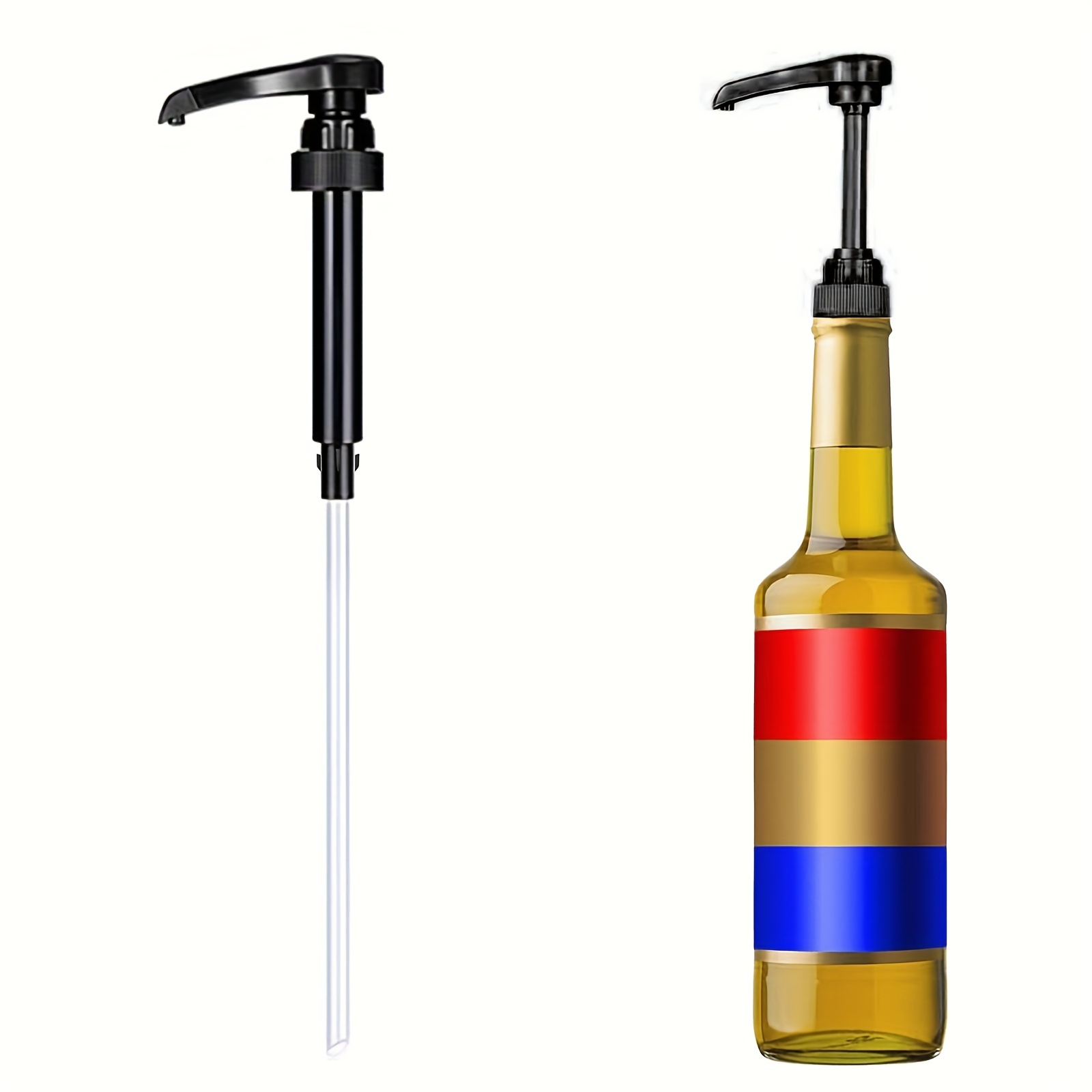 Bottle Pump, Coffee Syrup Pump, Creative Spice Bottle Pump, Household  Bottle Pump, Sauce Pump Dispenser, Pump Dispenser, Multifunctional Pump  Dispenser For Oil Bottle, Kitchen Tools - Temu