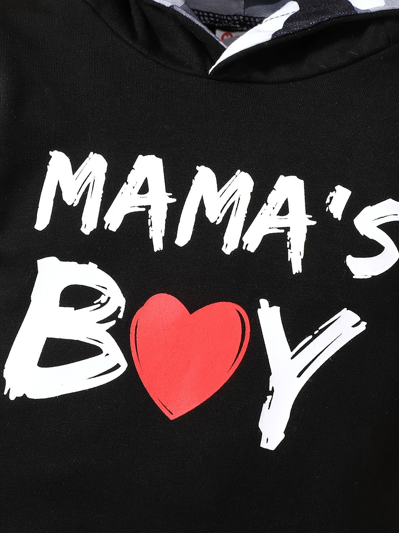 Baby- en peuterrompertje met capuchon en hartjesprint