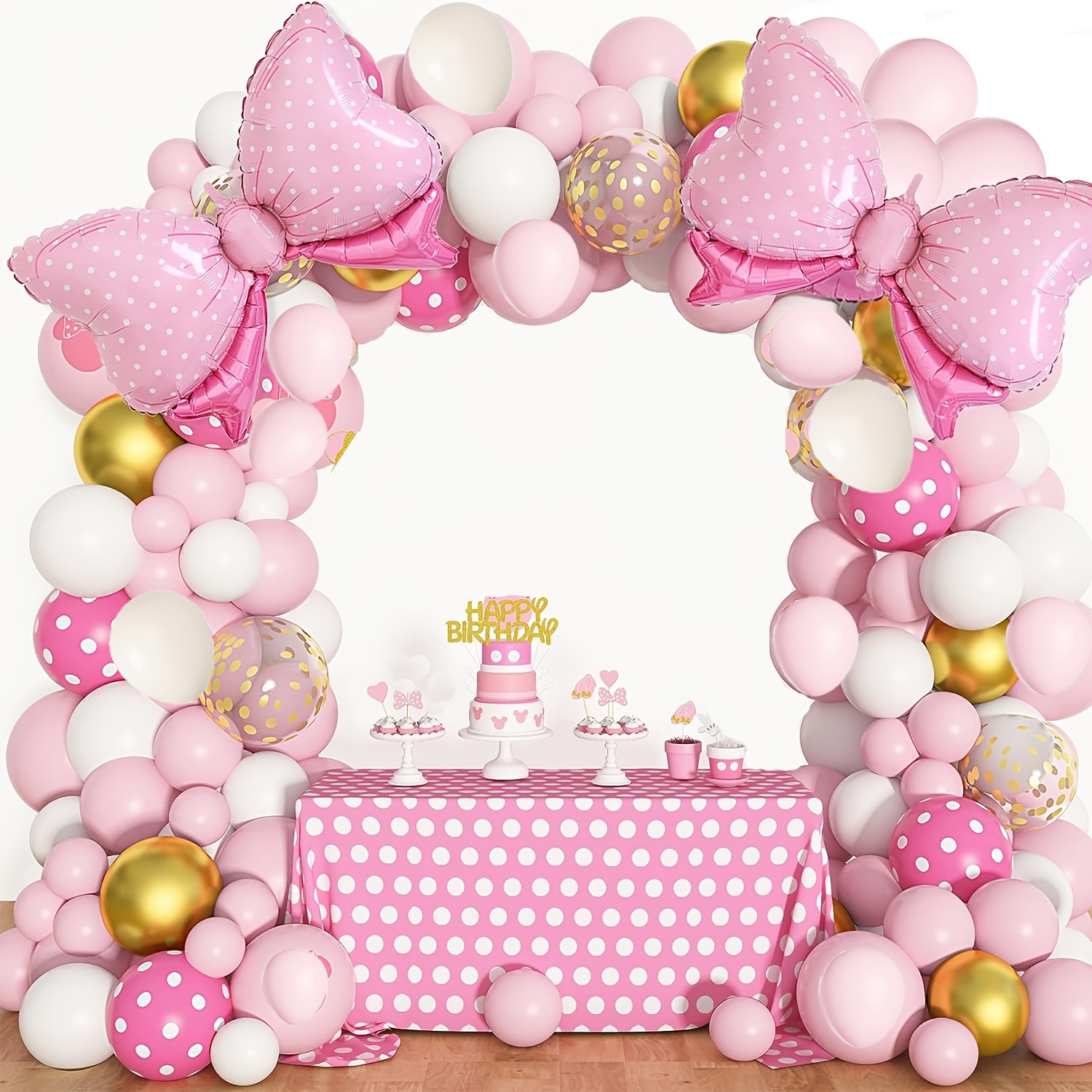 Acheter 132 pièces rose violet or Macaron Pastel ballon guirlande arc Kit fille  anniversaire décoration bébé douche mariage mariage anniversaire fête