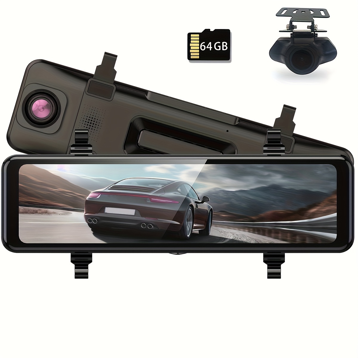 Upgrade Your Driving Experience With A 4k Mirror Dash Cam - Temu