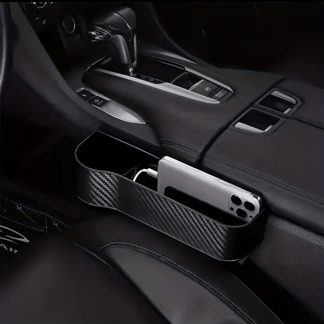Car Seat Gap Filler Organizer Storage Box Cup Holder