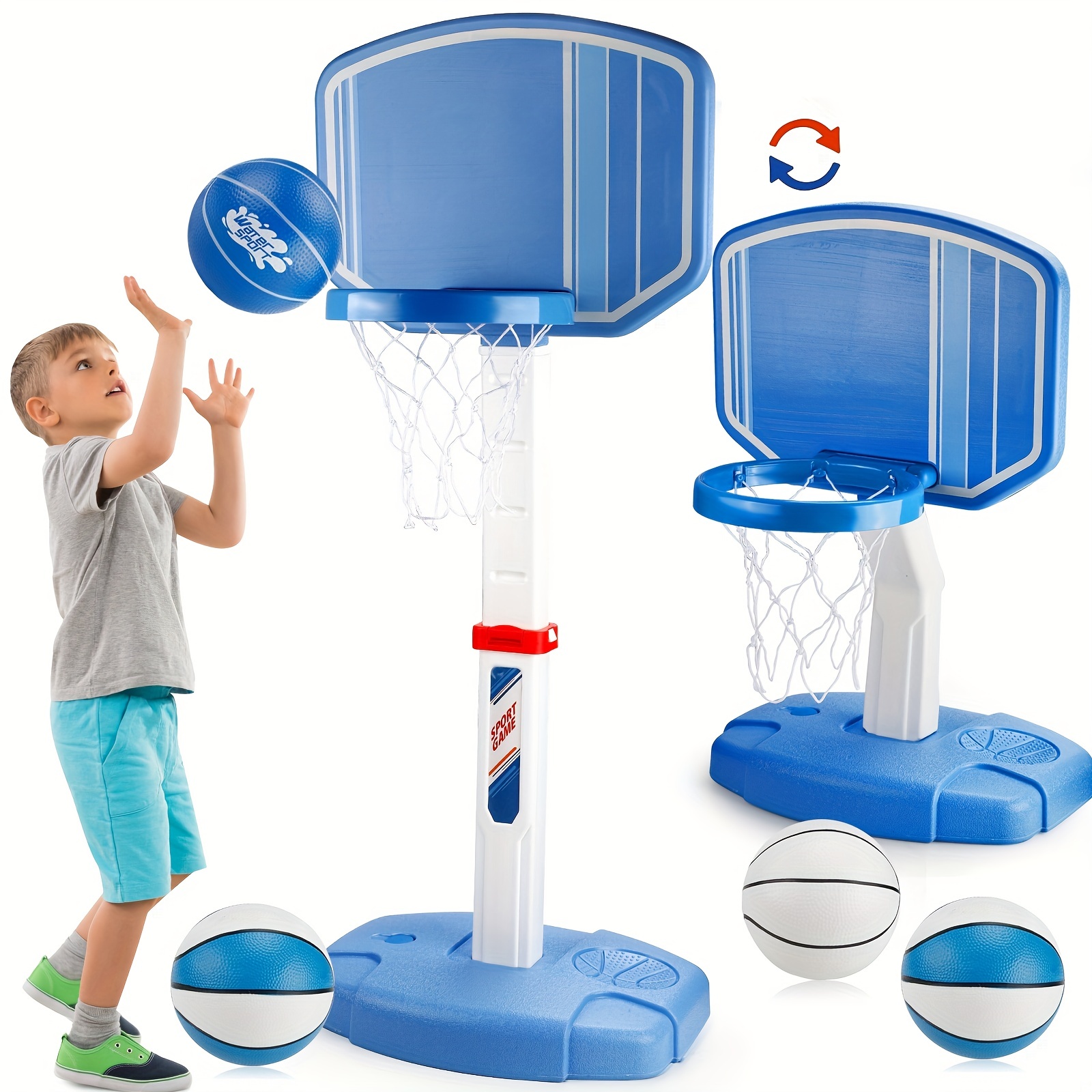 Mini ballon gonflable de jeu de basket-ball de diamètre de 6 pouces enfants
