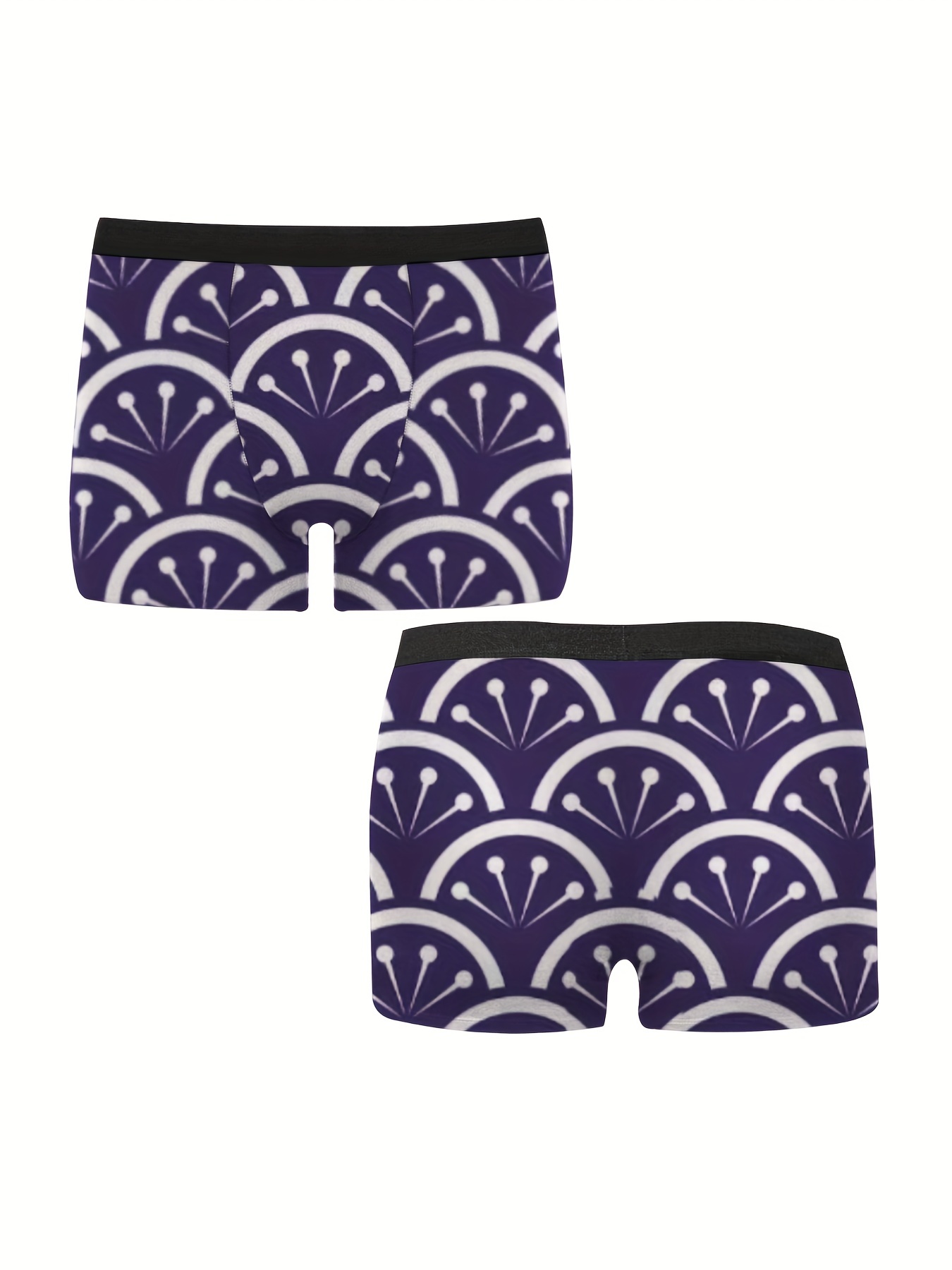 Men's 3d Print Fashion Boxers Briefs Casual Graphic Boxers - Temu Canada