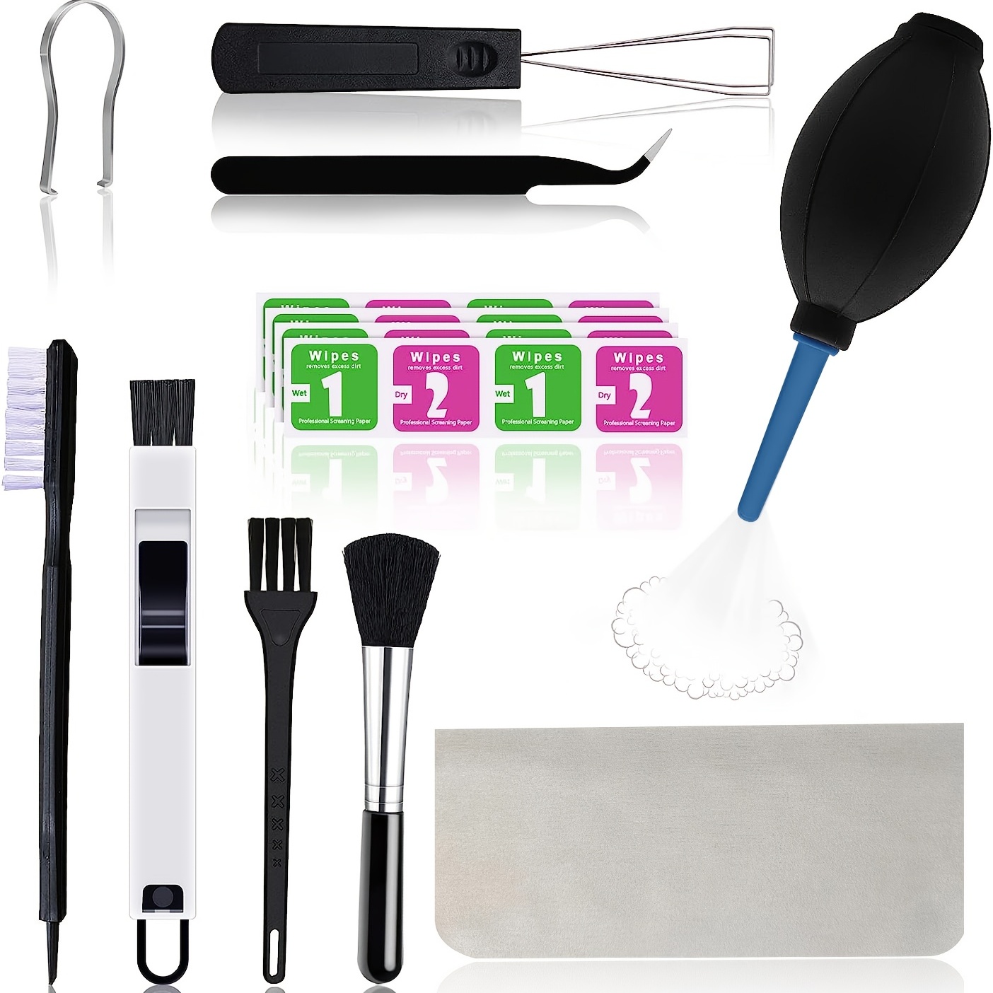 Keyboard Cleaning Kit, Laptop Computer Cleaning Kit, Computer Cleaning &  Repair, Keyboard Cleaner, Pc Cleaning Kit For Macbook Laptop, Keycap  Puller, Anti-static Brush,computer Cleaning Brush - Temu