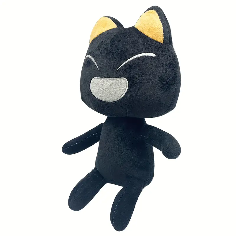 Mignon chat peluche jouet beignet chat peluche kawaii chat peluche jouet  adapté pour les enfants cadeau d'anniversaire de Noël 25cm-r