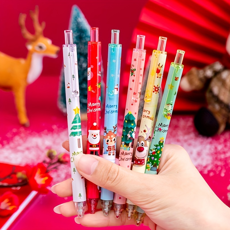 48 Pieces Cartoon Fun Pens For Kids Cute Pens Black Gel Ink Cool Pens For Girls  Funny Writing Pens Teachers School Office Easter Day Gifts Supplies, 12  Styles (Cute Animals) 