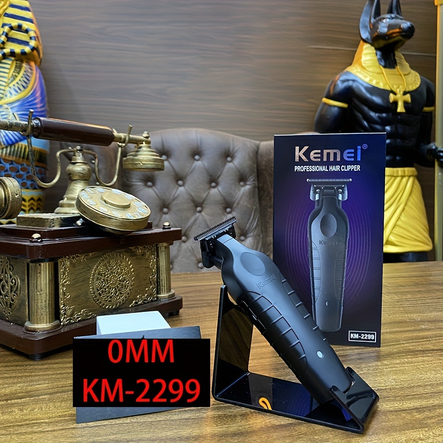 Kemei-Tondeuse à cheveux électrique sans fil professionnelle pour hommes,  tondeuse à barbe, machine de coupe de cheveux aste, 0mm, 2299