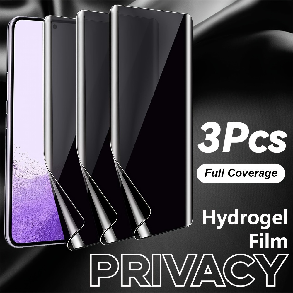 

3pcs Privacy Protection Hydrogel Film Screen Protector For Samsung Galaxy S20 S21 S22 S23 S24 Ultra Fe Plus