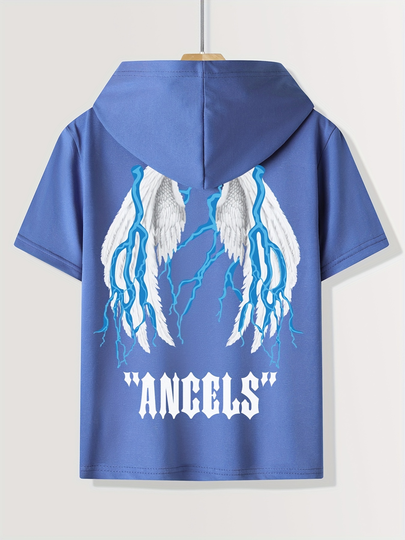 Angels Baseball T-Shirt Afro T-Shirt Angel Wing Tee Shirt Clothing