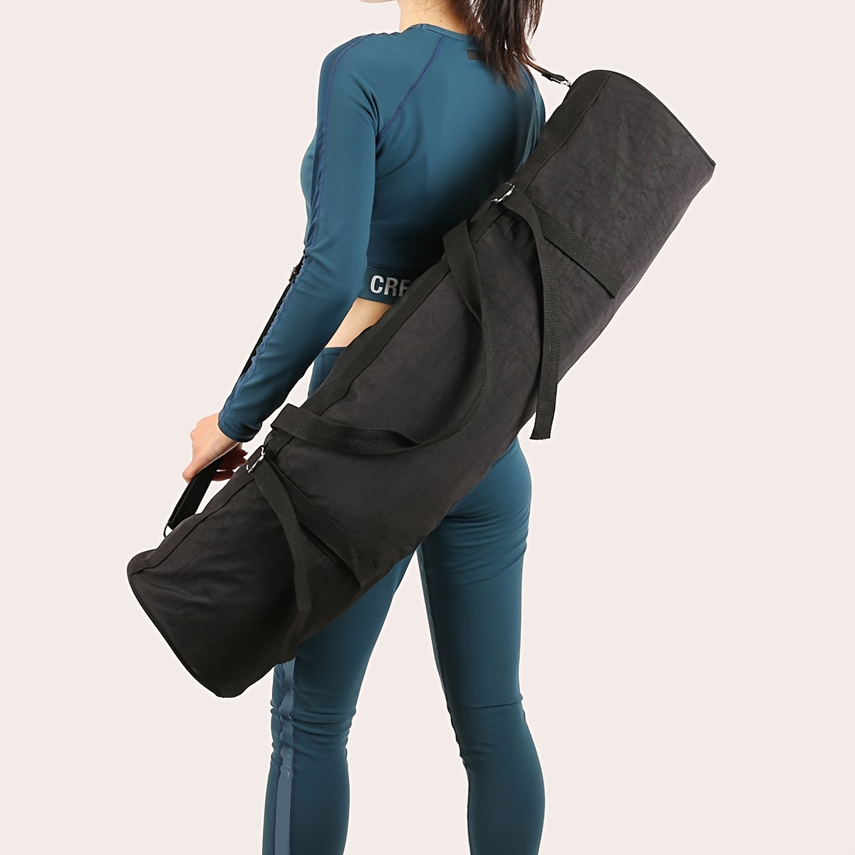 Fashion Gym Bag With Yoga Mat Holder Women Thickened Canvas Portable Ladies  Handbag Home Gym Bag Large Capacity - AliExpress