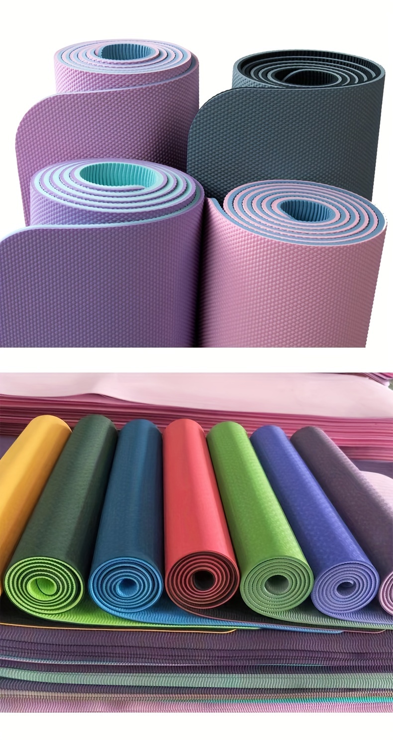 Yoga Mats for Women and Men – Premium TPE Yoga Mat – Non-Slip Pilates –  FindingBox