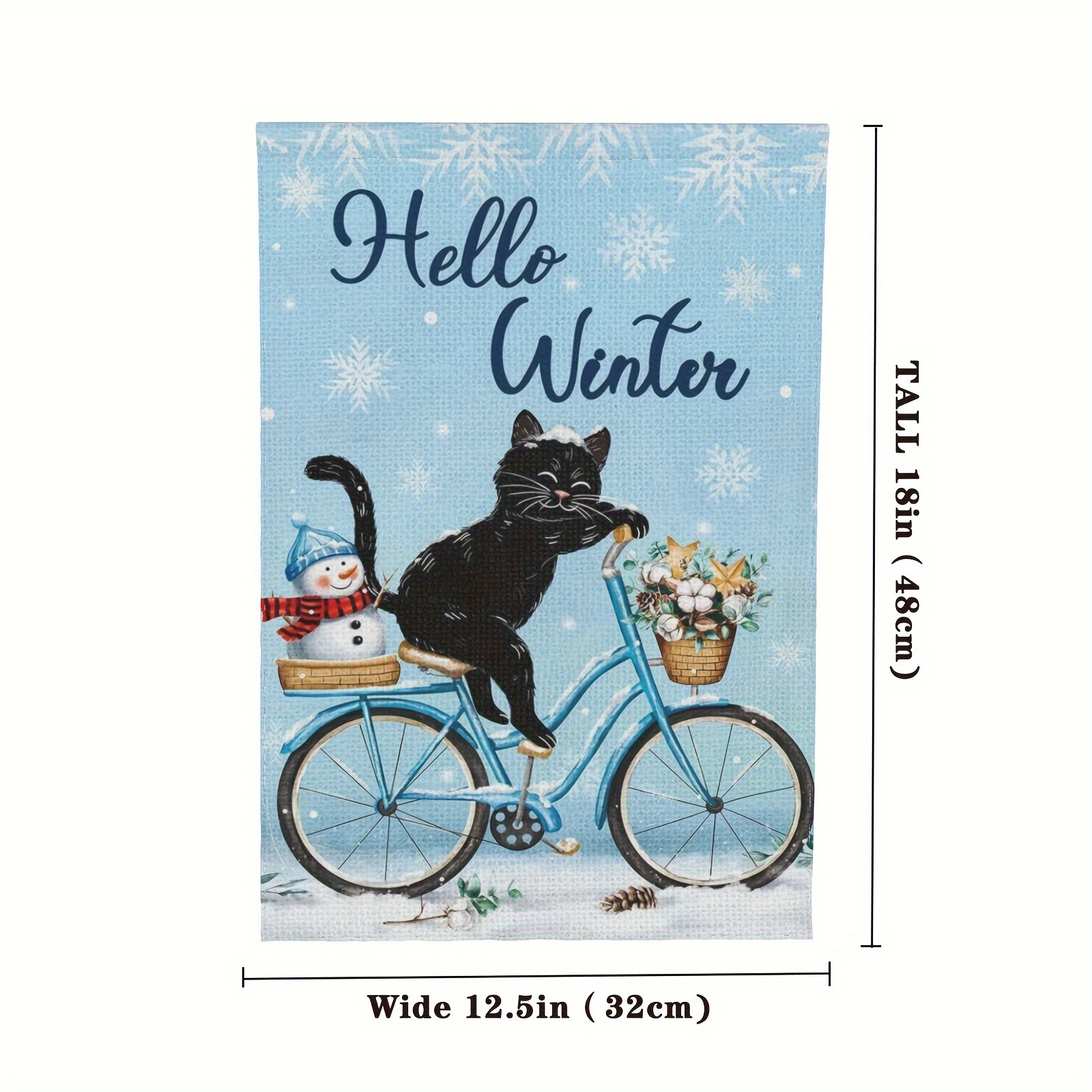 Drapeau De Jardin D'été Double Face 30,5 X 45,7 Cm Pour Extérieur