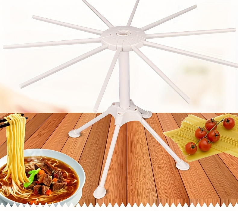 Pasta Drying Rack Wooden Pasta Drying Compact Spaggethi Dryer Compact  Hanging Rack Pasta Noodle Drying Holder Stand Kitchen Tool