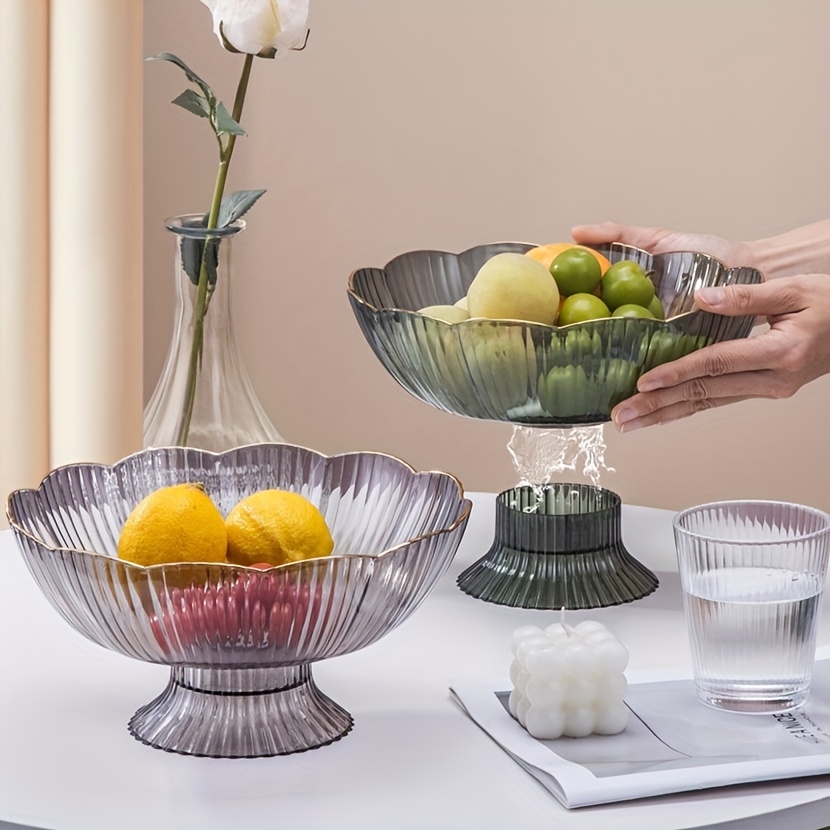 Fruit Bowls Plastic Fruit Holder Fruit Dish For Fruits And - Temu