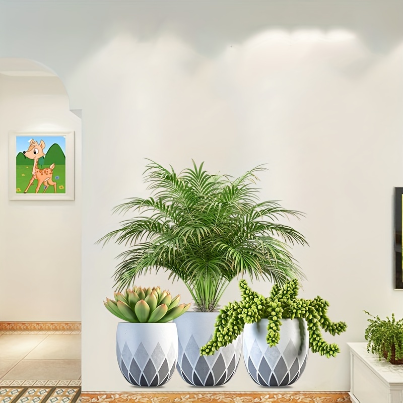 Stickers 3d Walls Decoration Pots