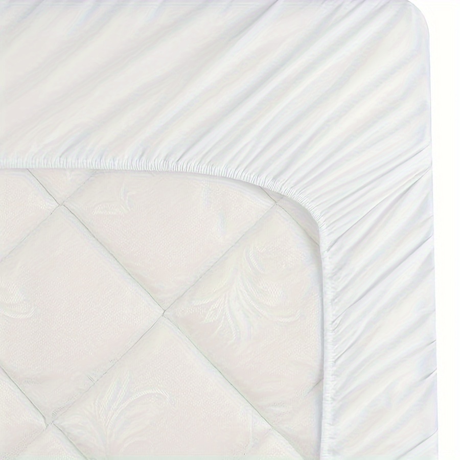  WCZDJ Protector de colchón, protector de colchón, funda de  colchón transpirable, bolsillo profundo, suave, cómodo para dormir, lavable  y reutilizable, azul-150 x 200 + 11.8 in : Hogar y Cocina