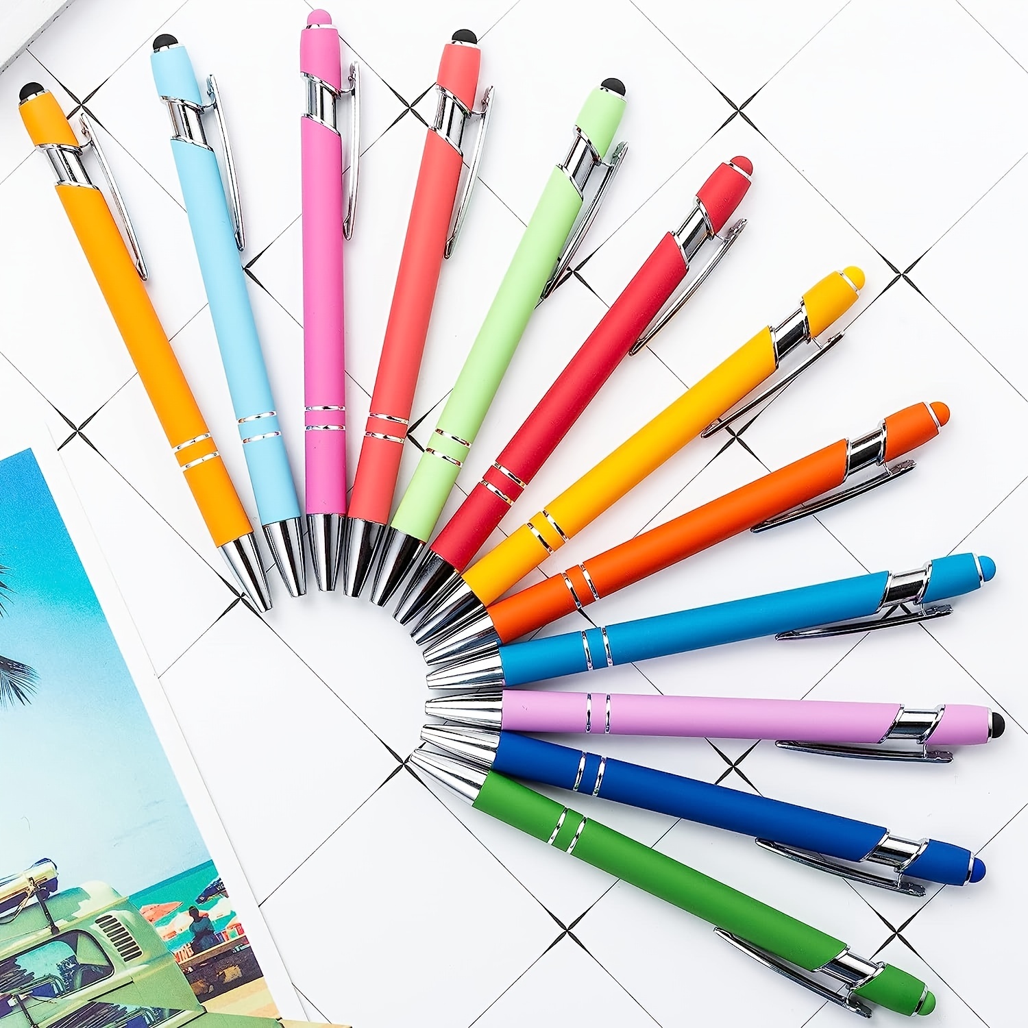 Pens Pen Touch Ballpoint Stylus Writing Point Stylish Multi Color