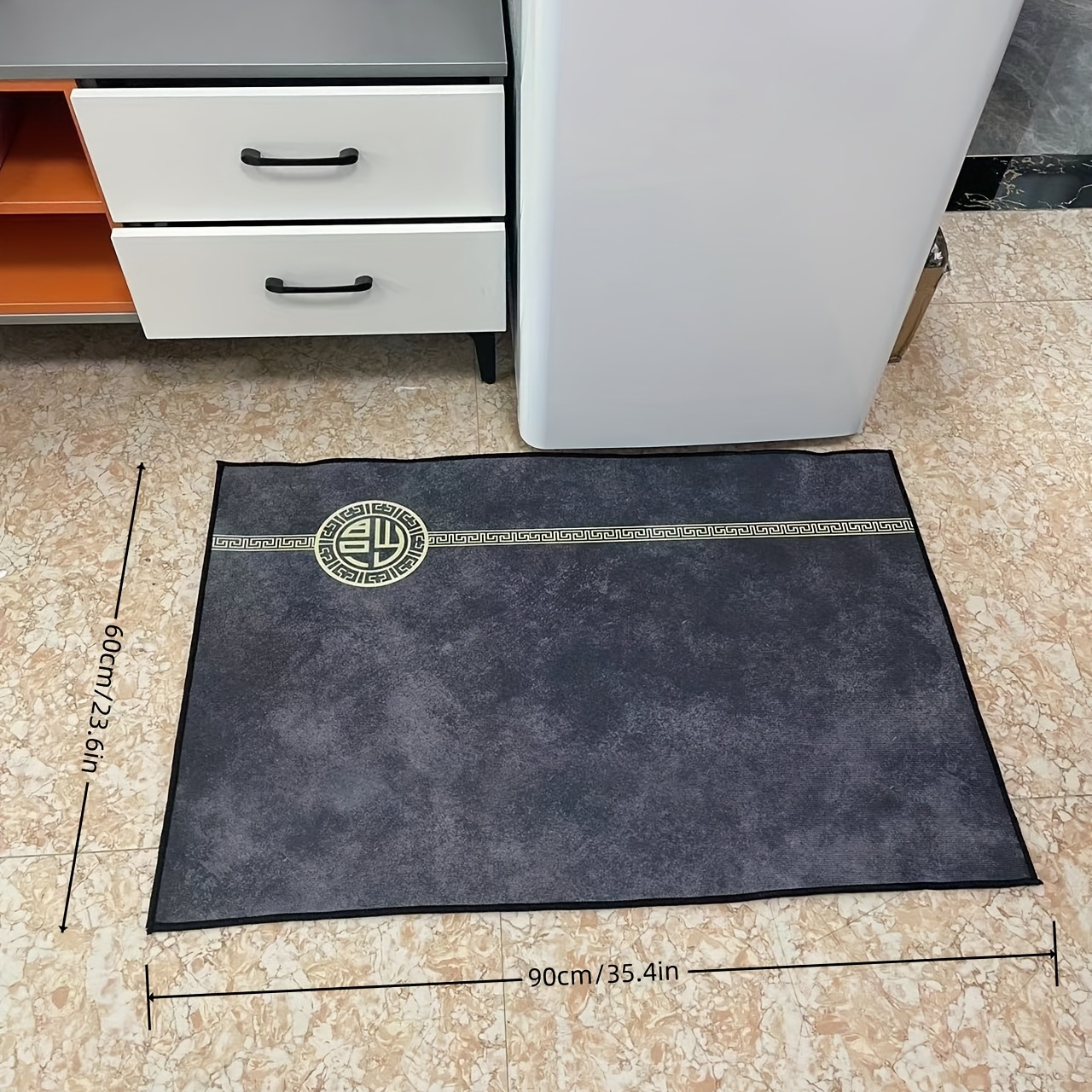 Indoor Entrance Mat, Non-Slip Door Mat - Soft - Machine Washable