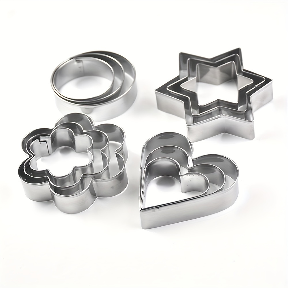 Hexagonal Star Cookie Cutters, Stainless Steel Pastry Cutter Set, Biscuit  Molds, Baking Tools, Kitchen Accessories - Temu