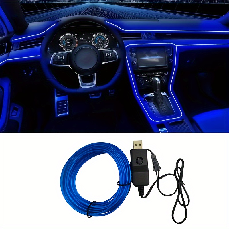 Steady + Flash Mode Ambient Lamp Car Led Neon Cold Light - Temu