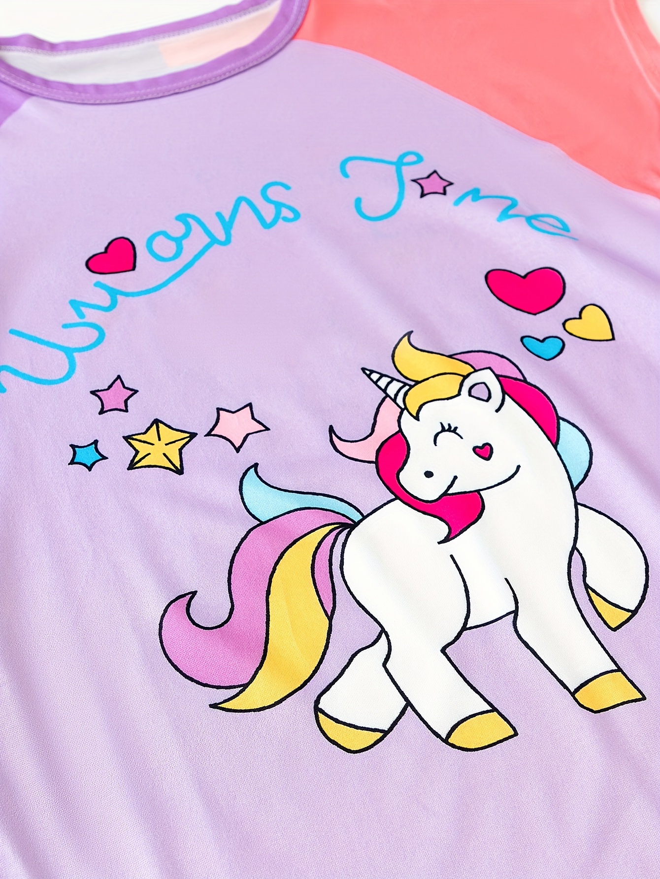 Freebily Pigiama Unicorno Bambina Cotone Due Pezzi Camicia da Notte  Maglietta a Manica Lunga con Pantaloni Lunghi Stampa Unicorno Carnevale  Natale Regalo Sleepwear : .it: Moda